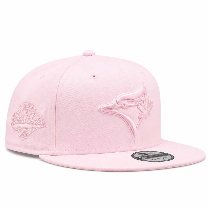 NEW ERA 9FIFTY MLB TORONTO 1992 WORLD SERIES TORONTO BLUE JAYS PINK SNAPBACK HAT