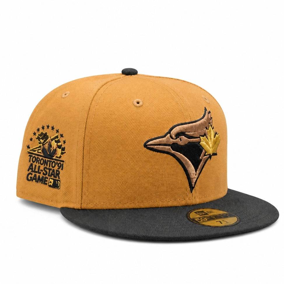 NEW ERA 9FIFTY MLB TORONTO 1991 ALL STAR GAME TORONTO BLUE JAYS BRONZE/BLACK SNAPBACK HAT