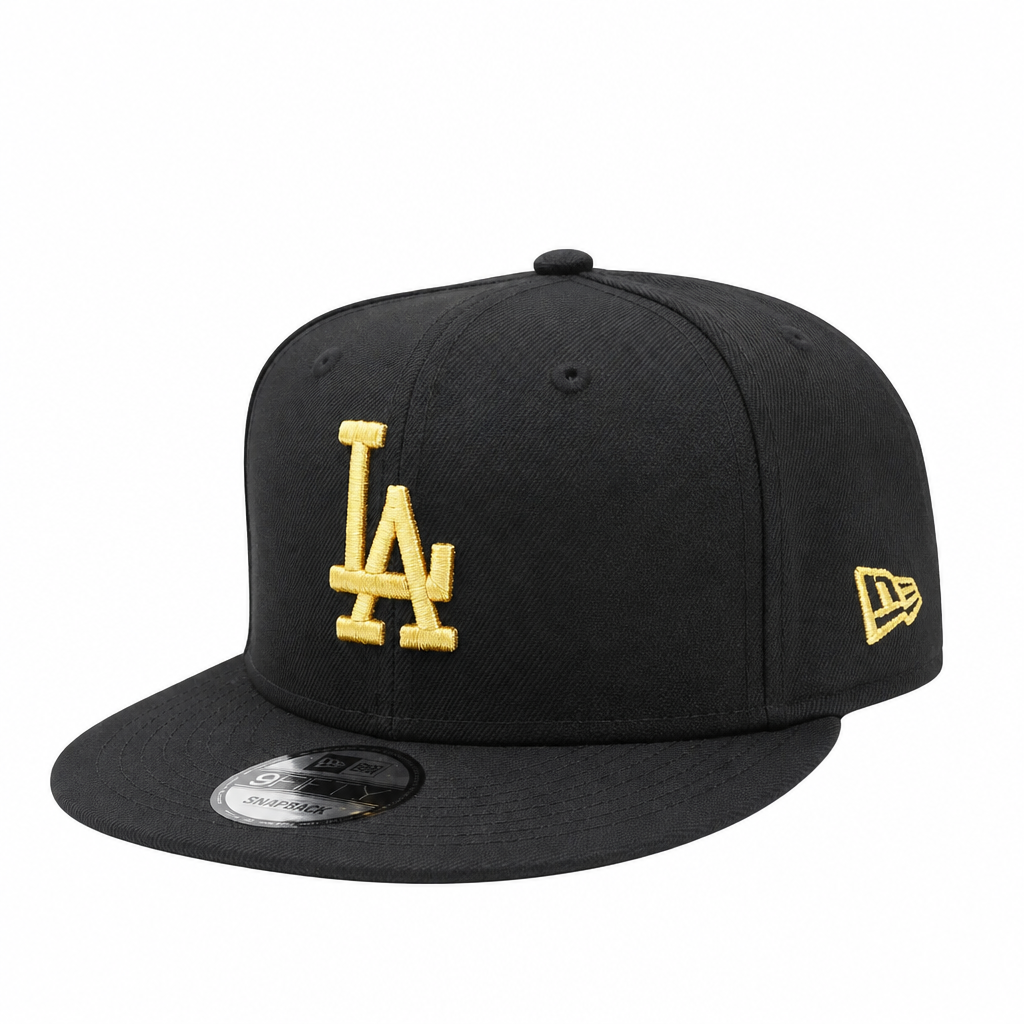 NEW ERA 9FIFTY LOS ANGELES DODGERS 40TH ANNIVERSARY BLACK/GOLD SNAPBACK HAT