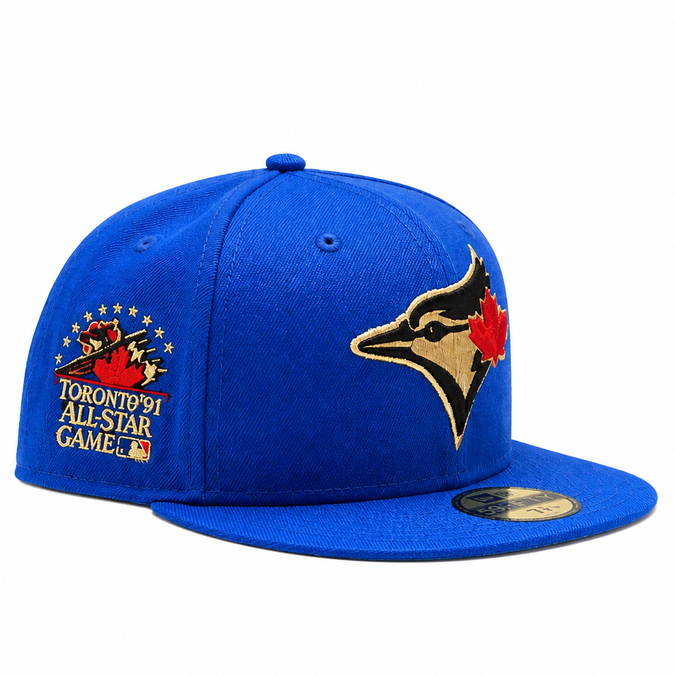 NEW ERA 9FIFTY MLB TORONTO 1991 ALL STAR GAME TORONTO BLUE JAYS ROYAL BLUE/GOLD SNAPBACK HAT