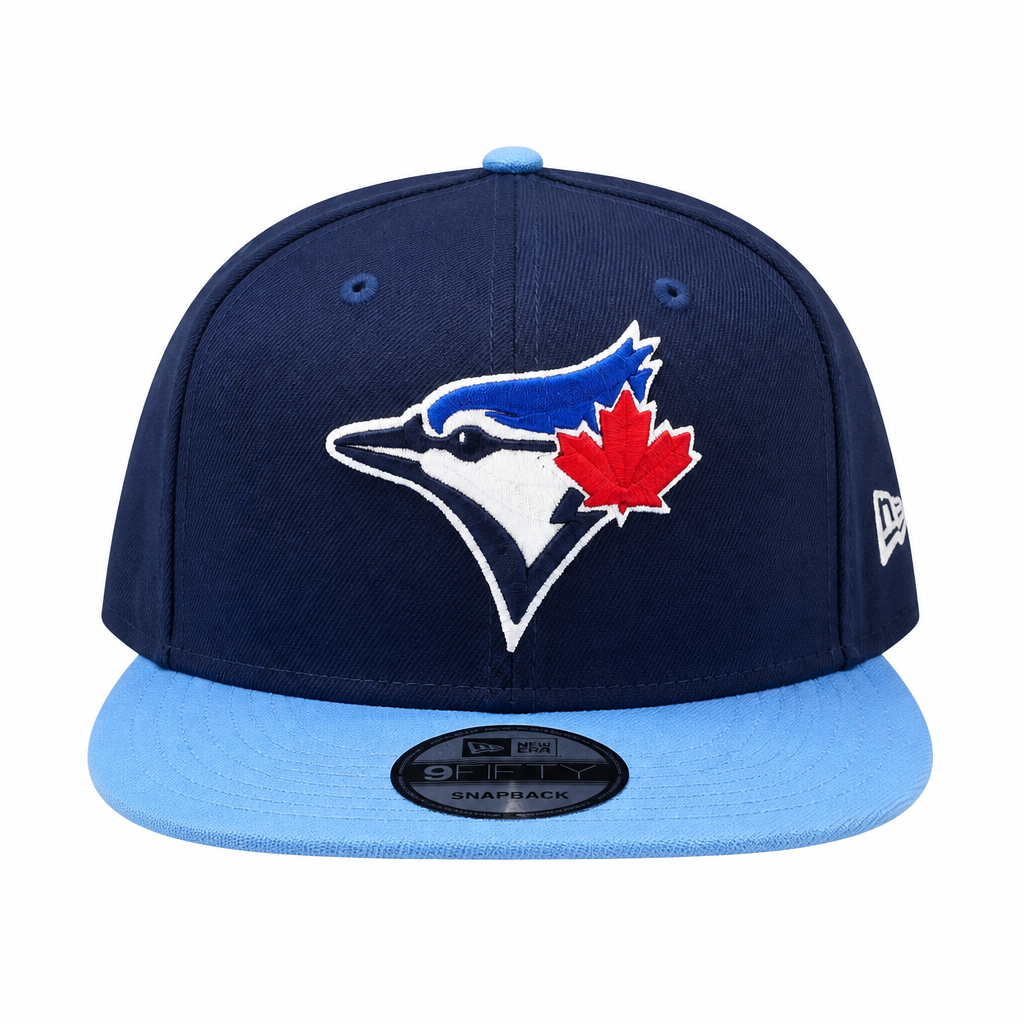 NEW ERA 9FIFTY TORONTO BLUE JAYS ALTERNATE NAVY/SKY BLUE SNAPBACK HAT