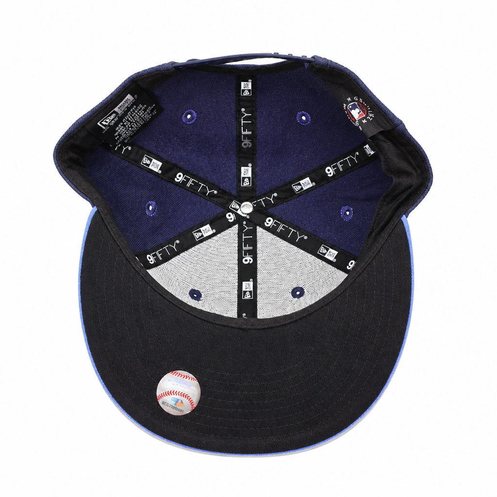 NEW ERA 9FIFTY TORONTO BLUE JAYS ALTERNATE NAVY/SKY BLUE SNAPBACK HAT