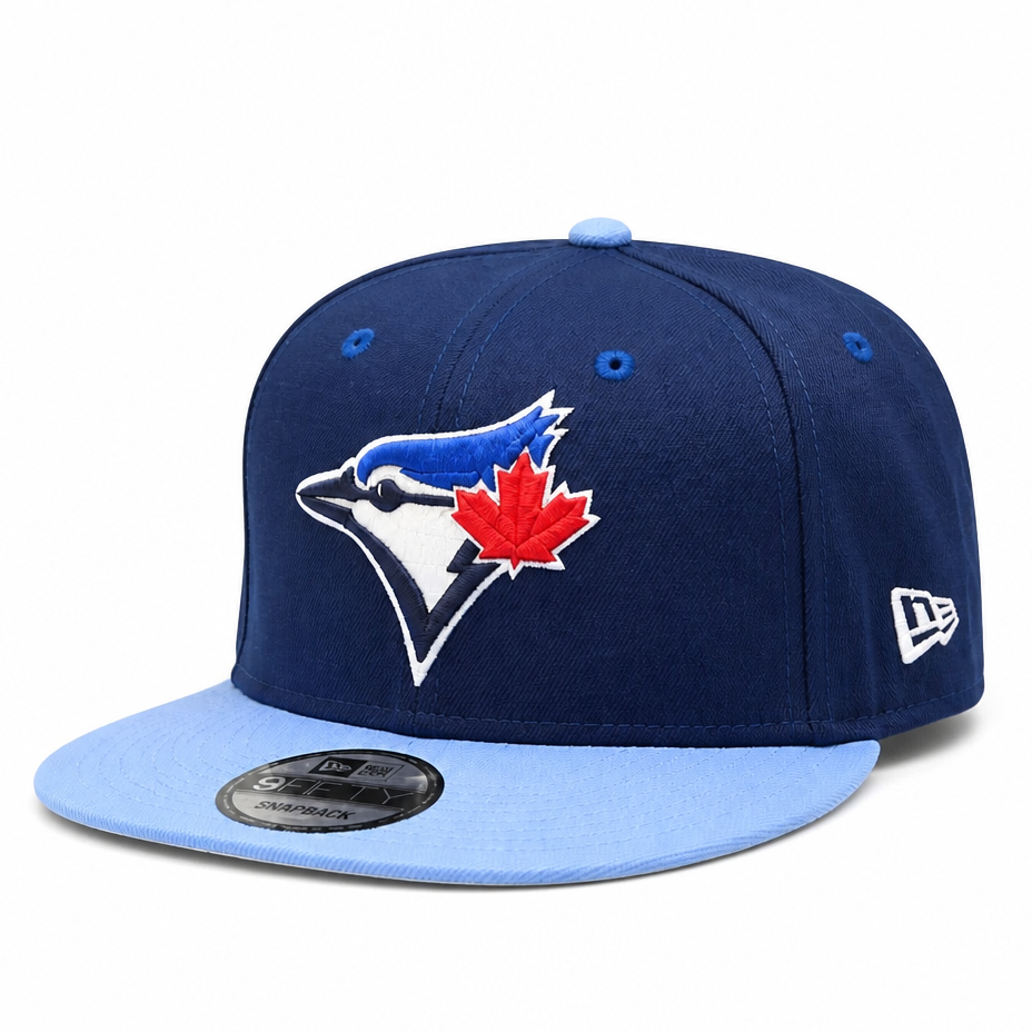 NEW ERA 9FIFTY TORONTO BLUE JAYS ALTERNATE NAVY/SKY BLUE SNAPBACK HAT