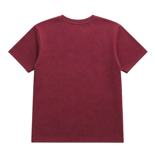 CARHARTT MEN'S POCKET LOGO CREWNECK T-SHIRT (BURGUNDY RED)