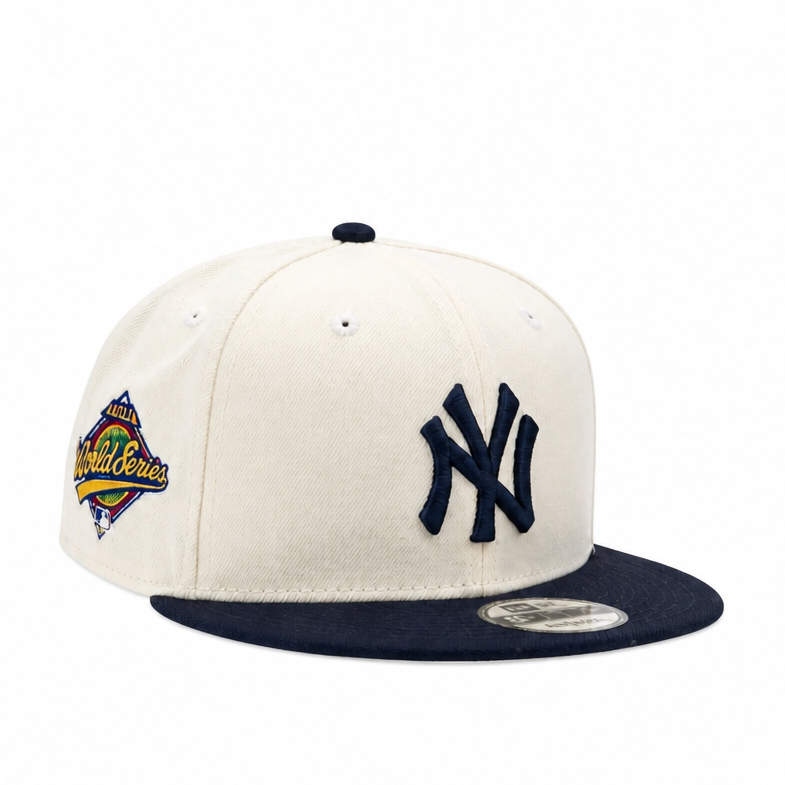 NEW ERA 9FIFTY NEW YORK YANKEES 1996 WORLD SERIES CREAM/NAVY SNAPBACK HAT