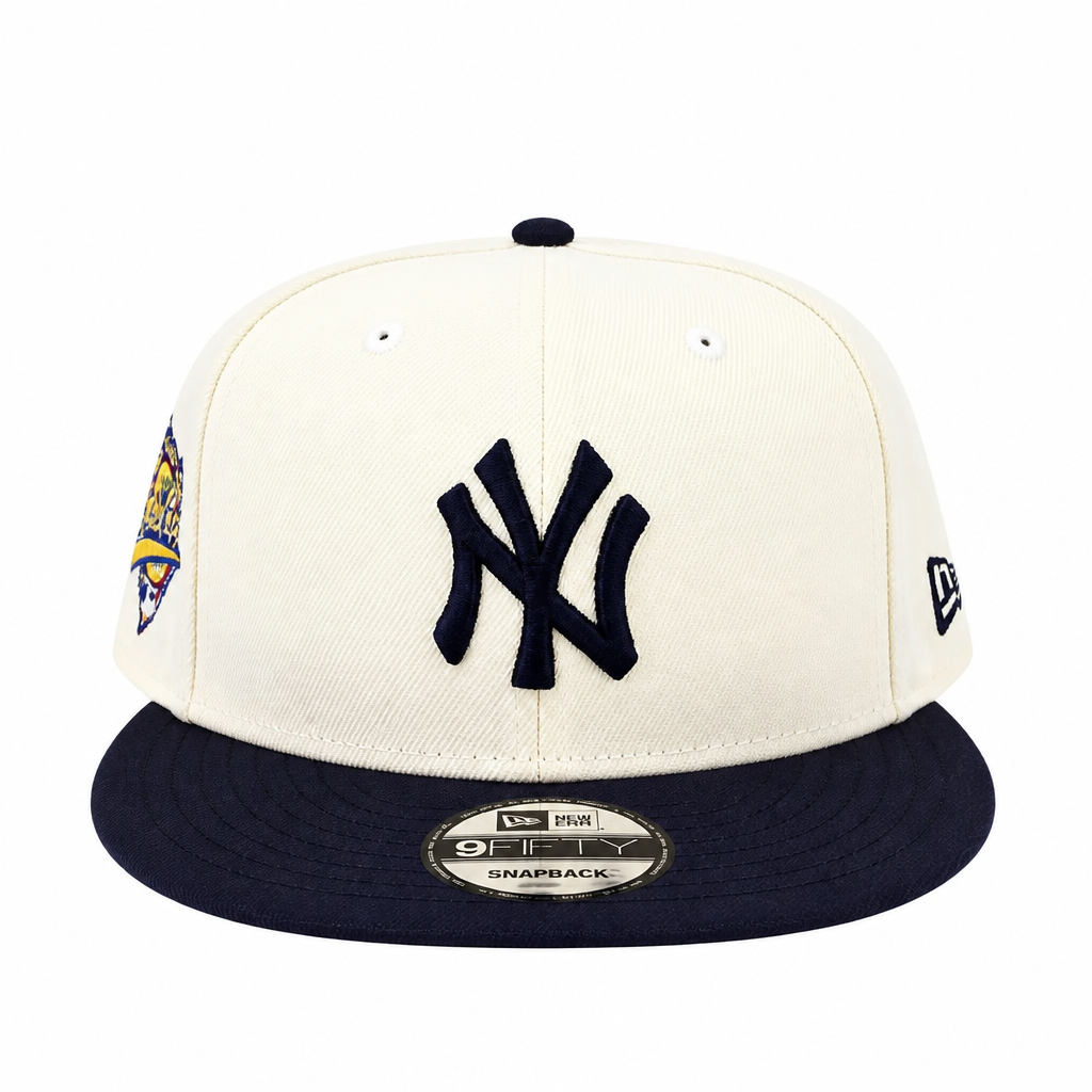 NEW ERA 9FIFTY NEW YORK YANKEES 1996 WORLD SERIES CREAM/NAVY SNAPBACK HAT