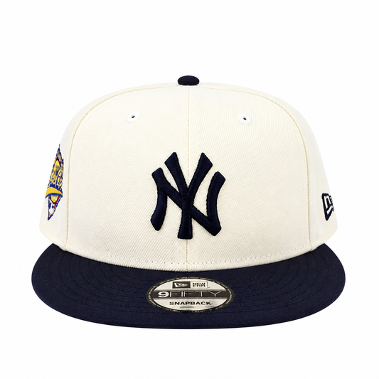 NEW ERA 9FIFTY NEW YORK YANKEES 1996 WORLD SERIES CREAM/NAVY SNAPBACK HAT