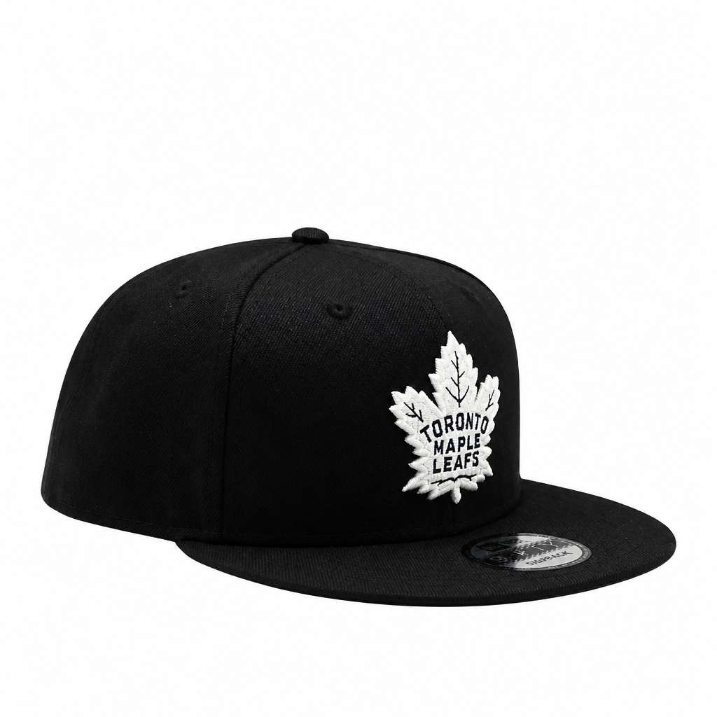NEW ERA 9FIFTY NHL TORONTO MAPLE LEAFS BLACK/WHITE SNAPBACK HAT