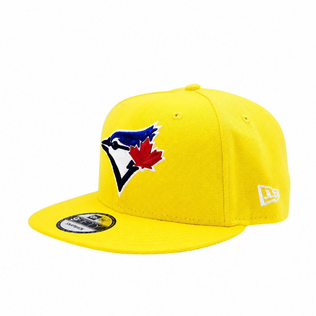NEW ERA 9FIFTY TORONTO BLUE JAYS 1992 WORLD SERIES EDITION YELLOW/BLUE SNAPBACK HAT