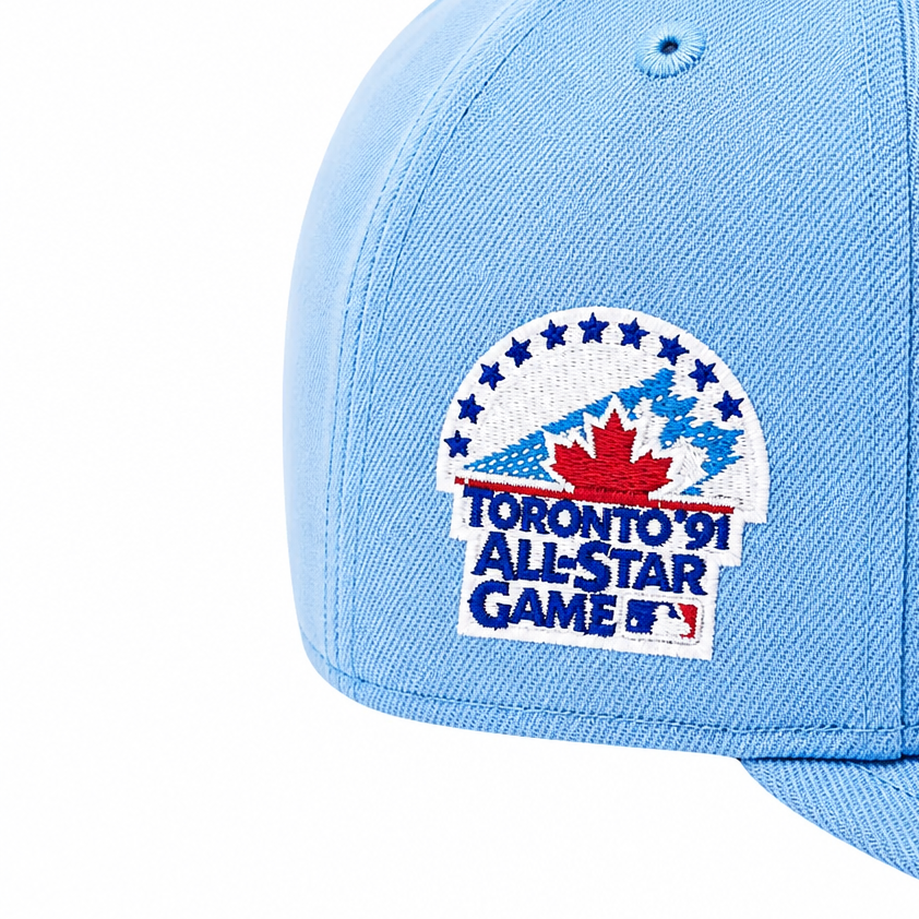 NEW ERA 9FIFTY TORONTO BLUE JAYS TORONTO '91 ALL STAR GAME SKY BLUE SNAPBACK HAT