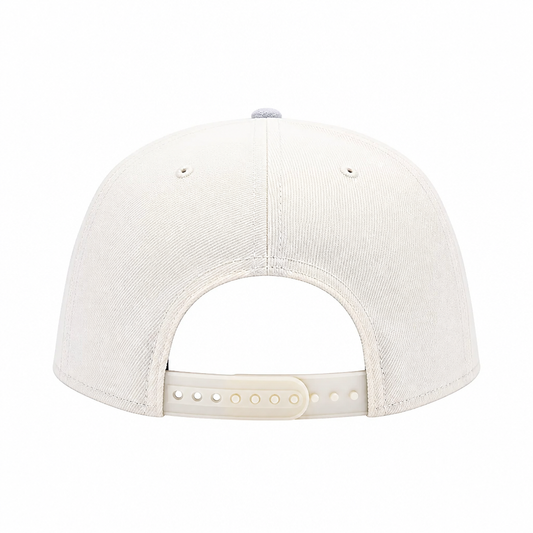 NEW ERA 9FIFTY TORONTO BLUE JAYS 1992 WORLD SERIES OFF WHITE/CHROME GREY SNAPBACK HAT