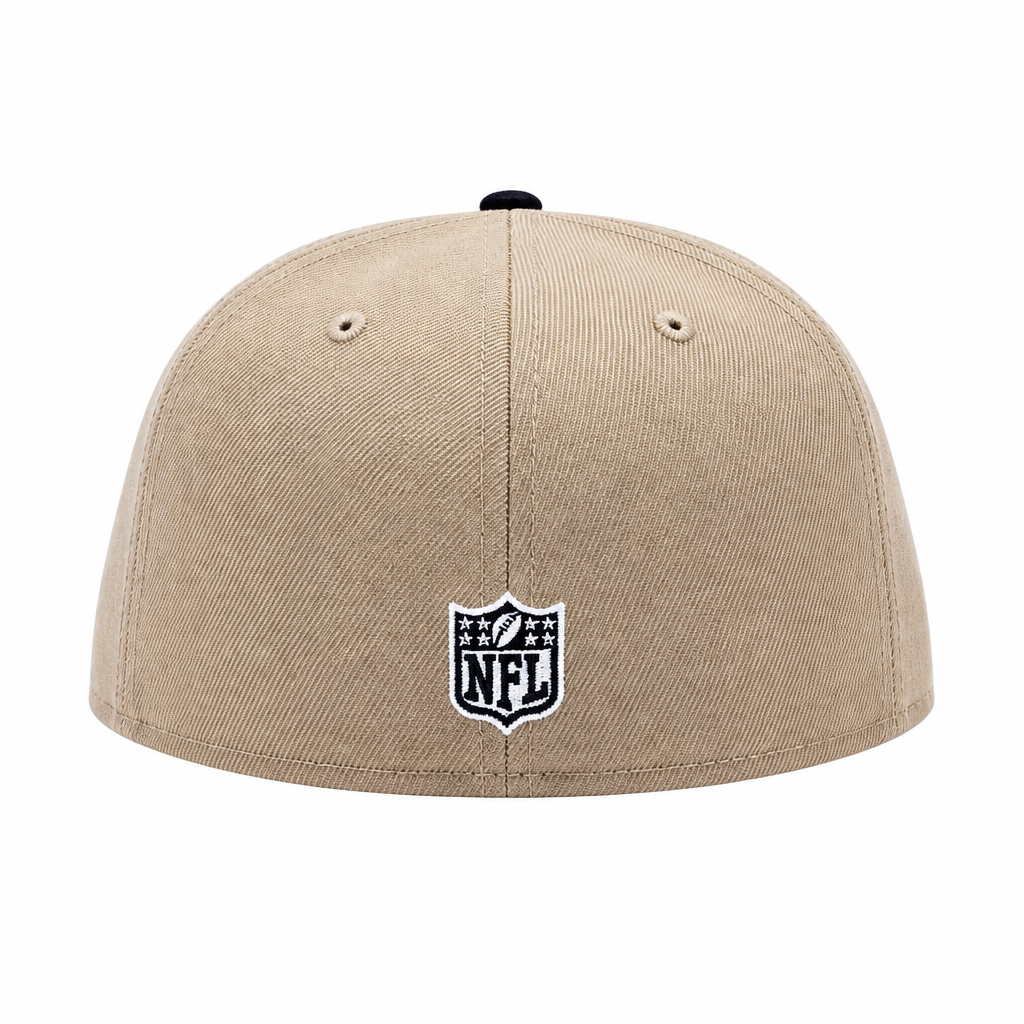 NEW ERA 59FIFTY LAS VEGAS RAIDERS KHAKI/BLACK FITTED HAT