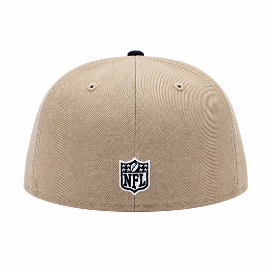 NEW ERA 59FIFTY LAS VEGAS RAIDERS KHAKI/BLACK FITTED HAT