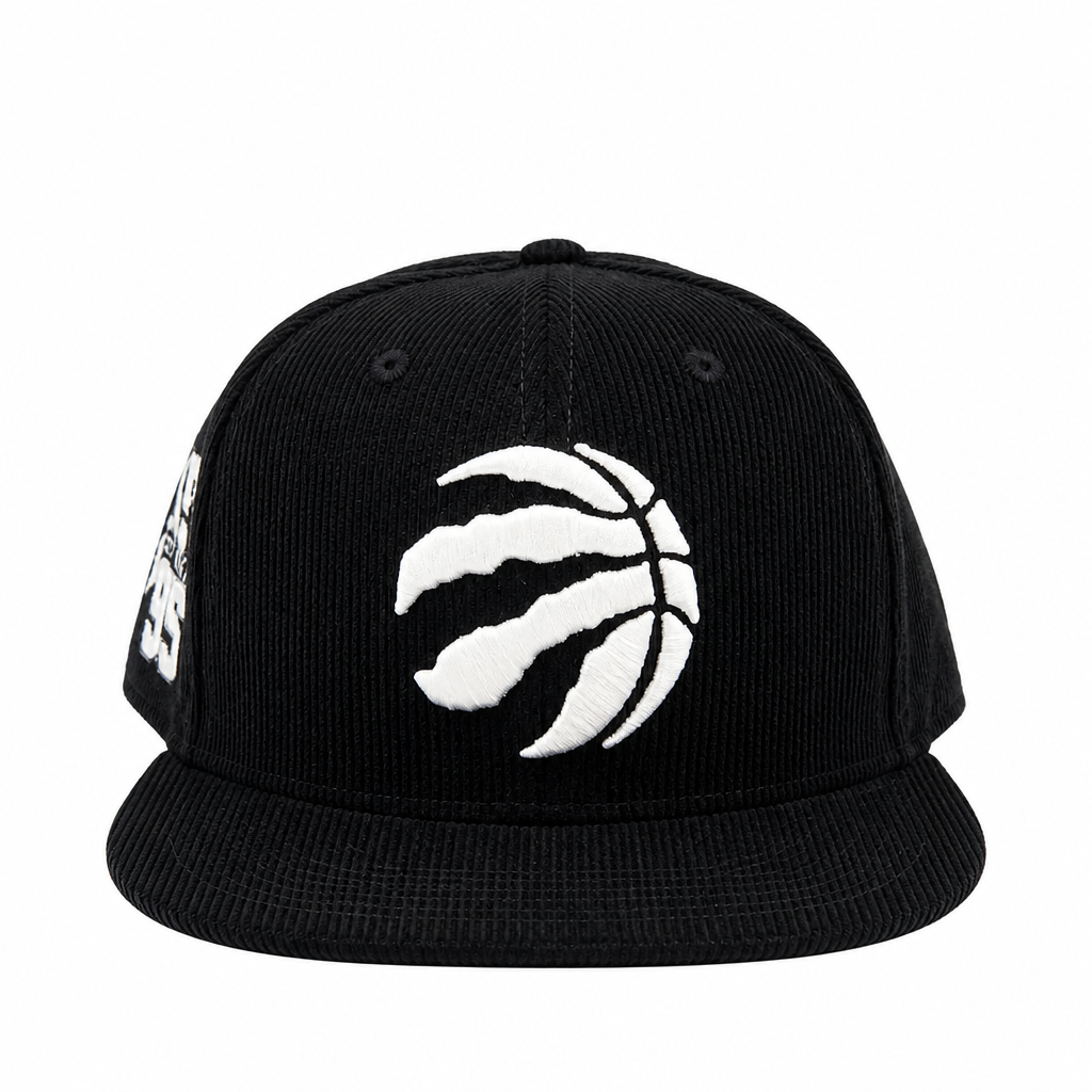 NEW ERA 59FIFTY TORONTO RAPTORS 1995 ESTABLISHED BLACK CORD FITTED HAT