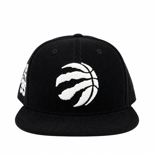 NEW ERA 59FIFTY TORONTO RAPTORS 1995 ESTABLISHED BLACK CORD FITTED HAT