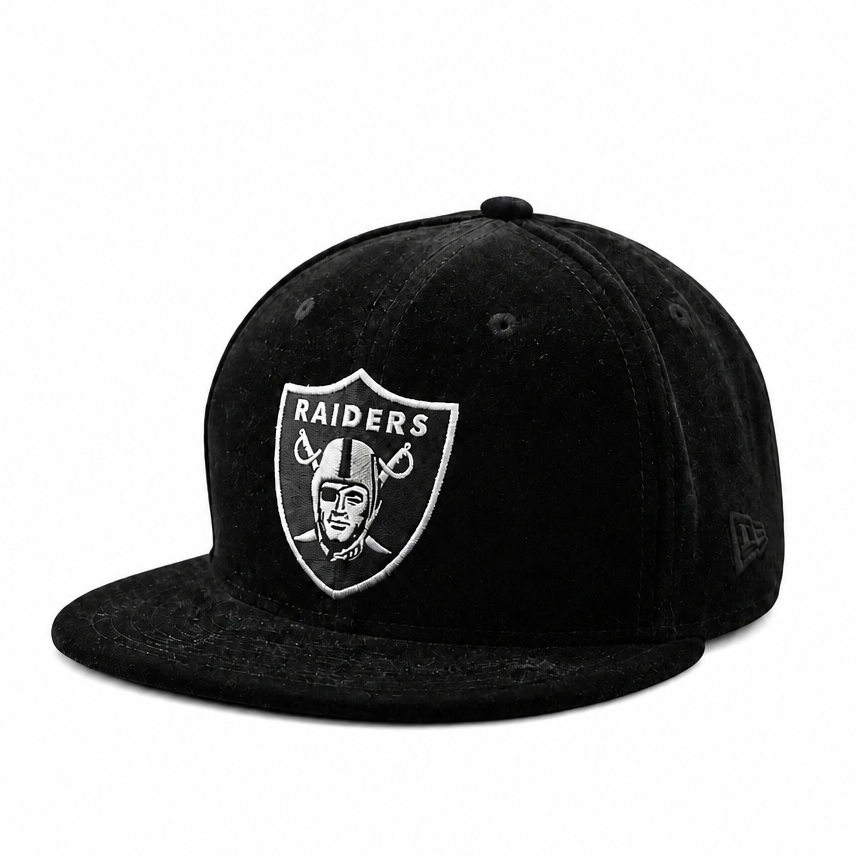 NEW ERA 9FIFTY LAS VEGAS RAIDERS BLACK VELVET SNAPBACK HAT
