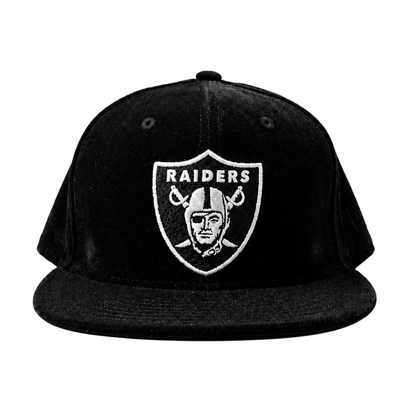 NEW ERA 9FIFTY LAS VEGAS RAIDERS BLACK VELVET SNAPBACK HAT