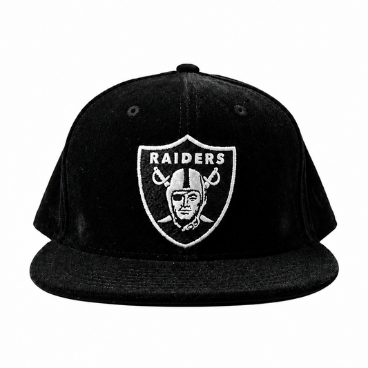 NEW ERA 59FIFTY LAS VEGAS RAIDERS BLACK VELVET FITTED HAT