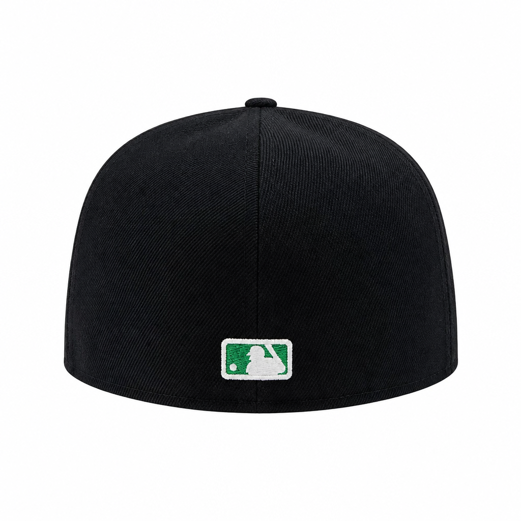 NEW ERA 59FIFTY TORONTO BLUE JAYS BLACK/GREEN FITTED HAT