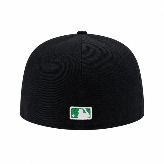 NEW ERA 59FIFTY TORONTO BLUE JAYS BLACK/GREEN FITTED HAT