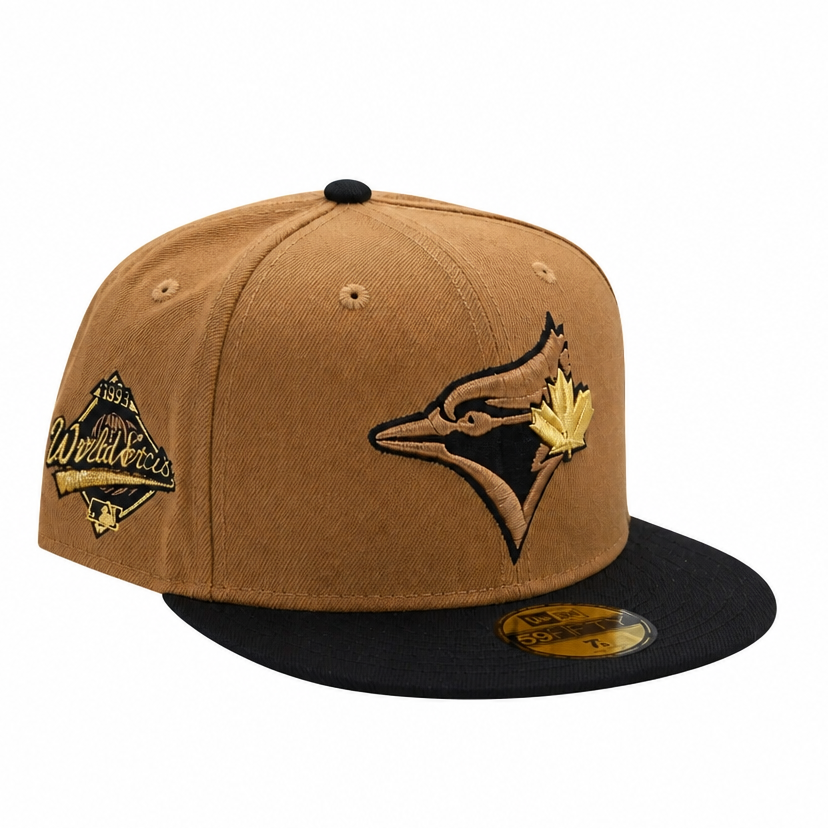 NEW ERA 59FIFTY TORONTO BLUE JAYS 1993 WORLD SERIES BRONZE/BLACK FITTED HAT