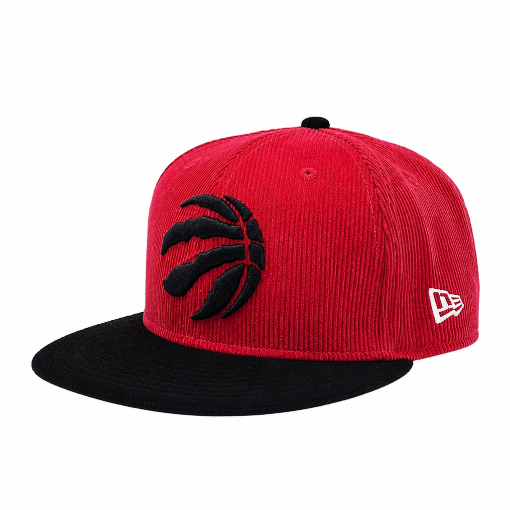 NEW ERA 9FIFTY TORONTO RAPTORS 1995 ESTABLISHED RED CORD/BLACK VELVET SNAPBACK HAT
