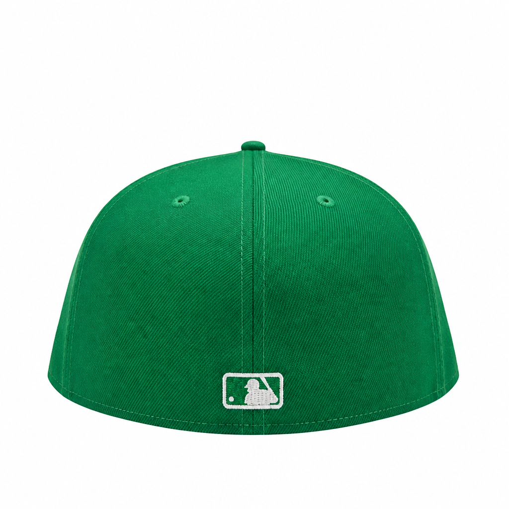 NEW ERA 59FIFTY NEW YORK YANKEES GREEN WITH WHITE LOGO FITTED HAT