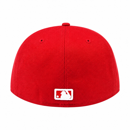 NEW ERA 59FIFTY TORONTO BLUE JAYS SCARLET RED FITTED HAT