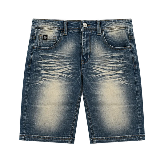 SWITCH MEN'S WASHED SPAN DENIM SHORTS (VINTAGE BLUE)
