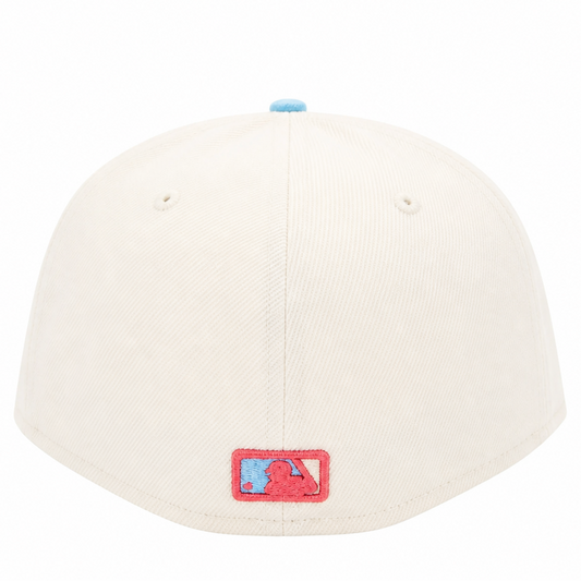 NEW ERA 59FIFTY TORONTO BLUE JAYS OFF-WHITE/SKYBLUE FITTED HAT