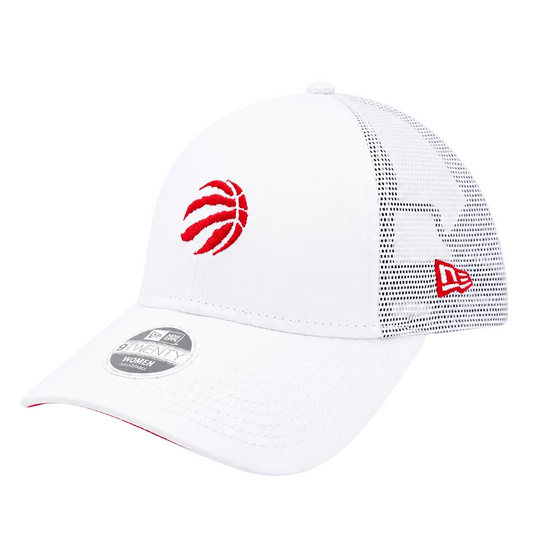 9TWENTY NEW ERA TORONTO RAPTORS WOMEN'S WHITE ADJUSTABLE CAP