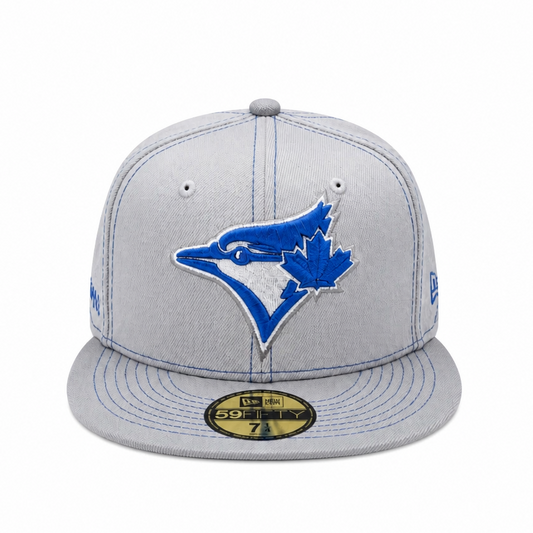 NEW ERA 59FIFTY TORONTO BLUE JAYS GREY/ROYAL FITTED HAT