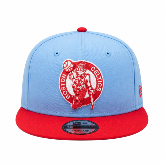NEW ERA 9FIFTY BOSTON CELTICS 2T COLOR PACK SKYBLUE/RED SNAPBACK