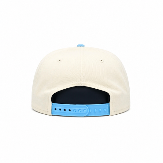 NEW ERA 9FIFTY NEW ERA CHICAGO BULLS OFF-WHITE/SKYBLUE SNAPBACK