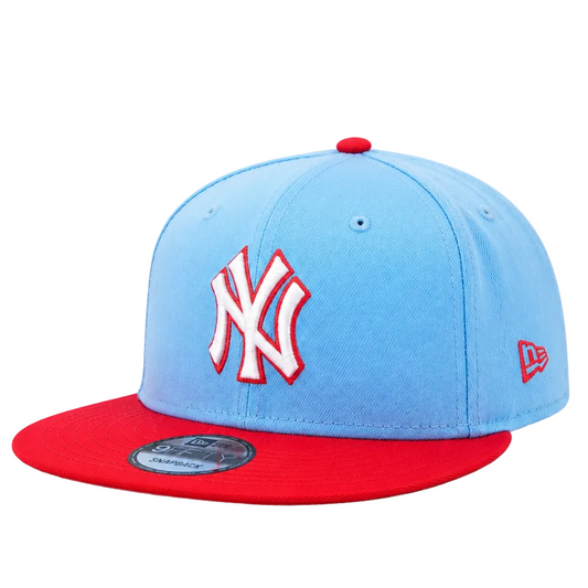 NEW ERA 9FIFTY NEW YORK YANKEES 2T COLOR PACK SKYBLUE/RED SNAPBACK