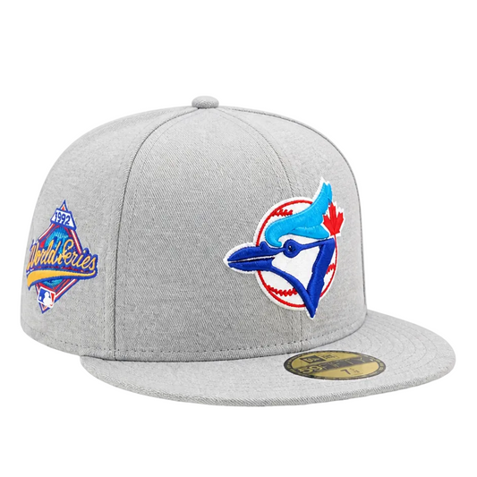 NEW ERA 59FIFTY TORONTO BLUE JAYS 1993 WORLD SERIES GREY FITTED HAT