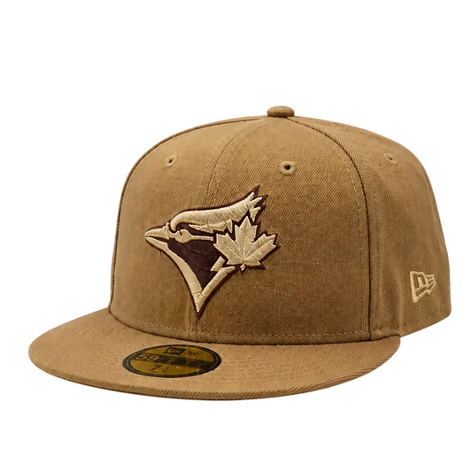 NEW ERA 59FIFTY TORONTO BLUE JAYS BROWN FITTED HAT