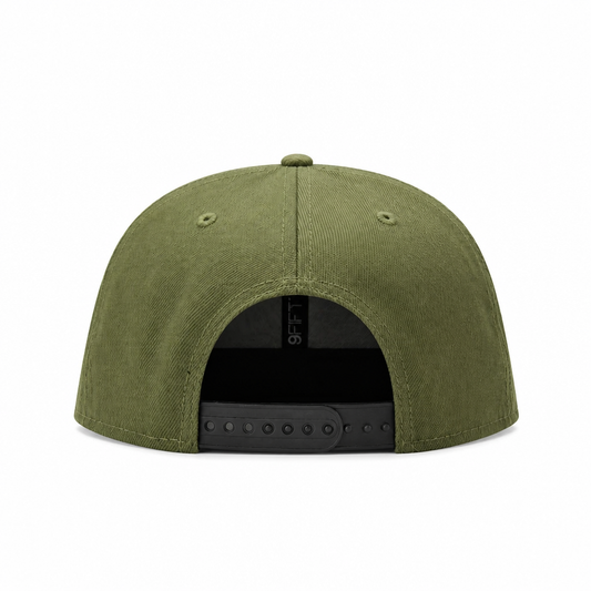 NEW ERA 9FIFTY NBA TORONTO RAPTORS 1X CHAMPS OLIVE SNAPBACK HAT
