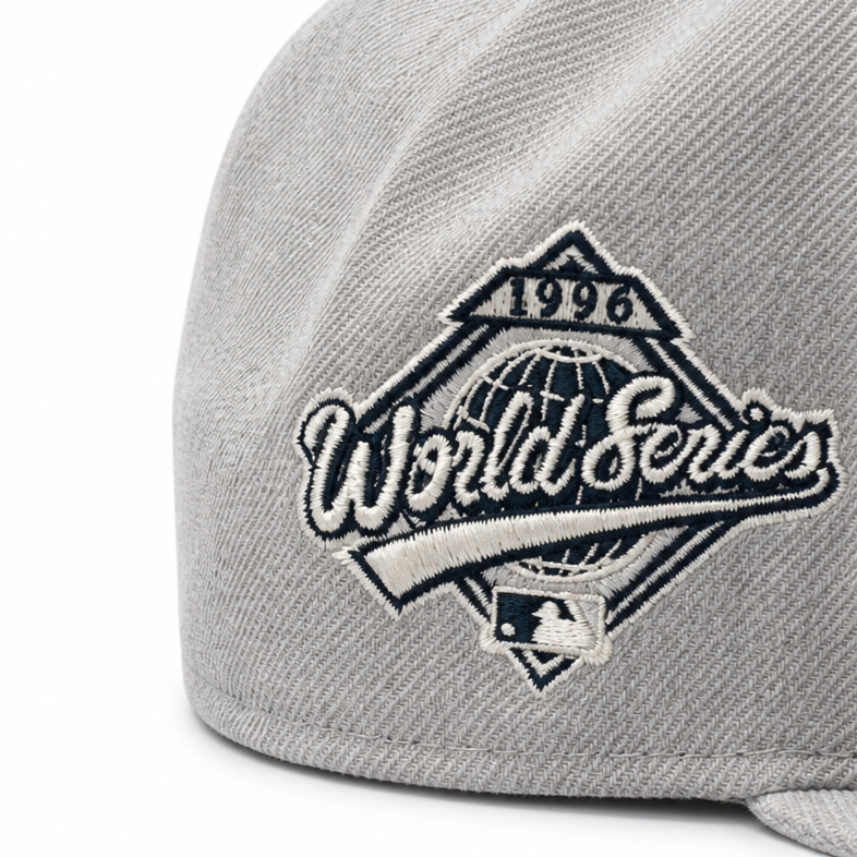 NEW ERA 9FIFTY NEW YORK YANKEES 1996 WORLD SERIES HEATHER GREY SNAPBACK HAT