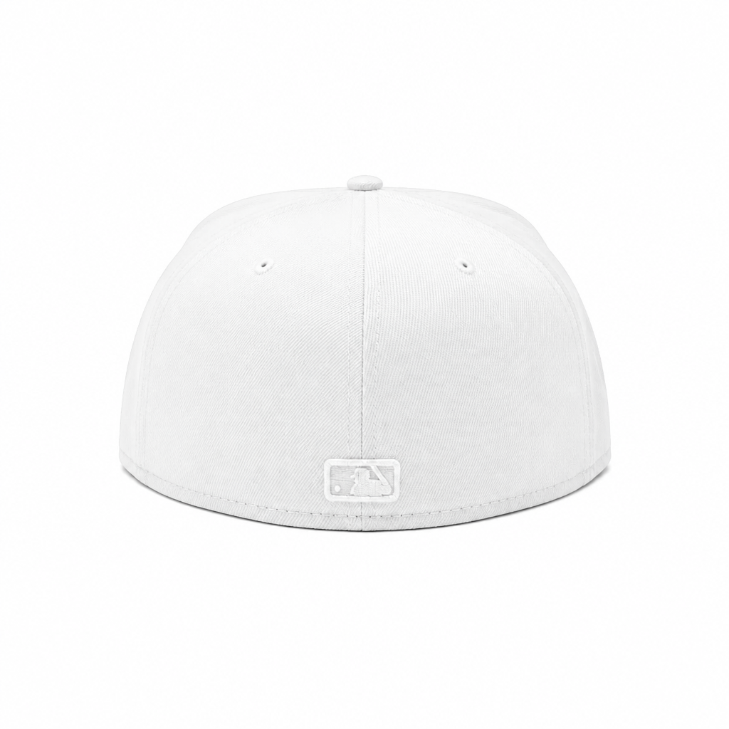 NEW ERA 59FIFTY TORONTO BLUE JAYS WHITE WITH RED LEAF FITTED HAT