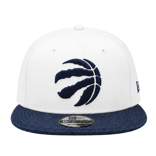 MEN'S 950 NEW ERA TORONTO RAPTORS WHITE/DENIM SNAPBACK HAT
