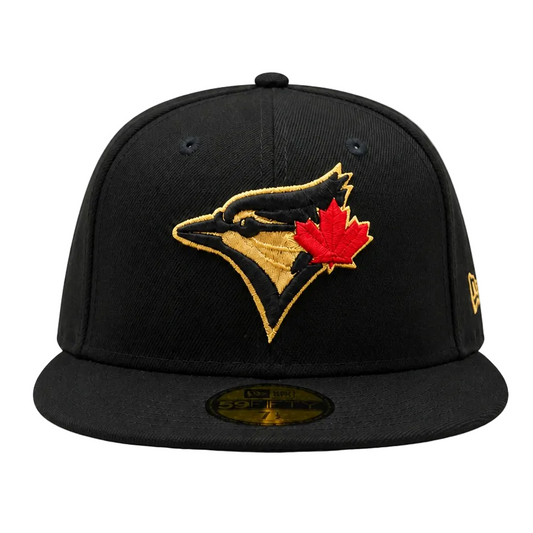 MEN'S 5950 BLUE JAYS BLACK GOLD FITTED HAT