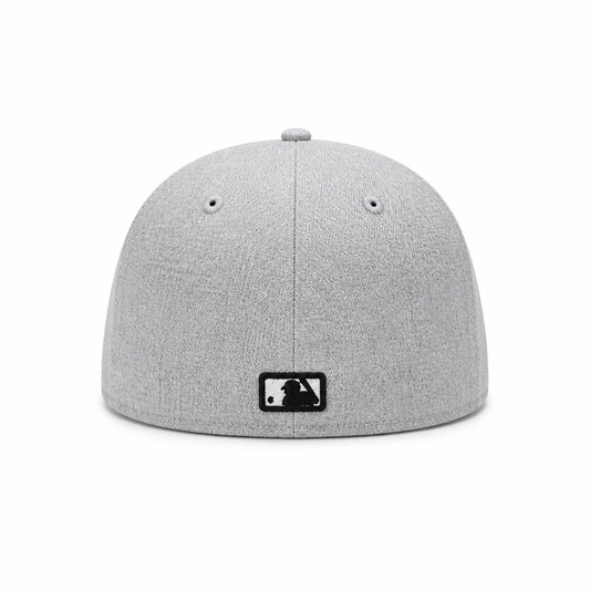MEN'S 5950 TORONTO BLUE JAYS FITTED GREY LOGO HAT