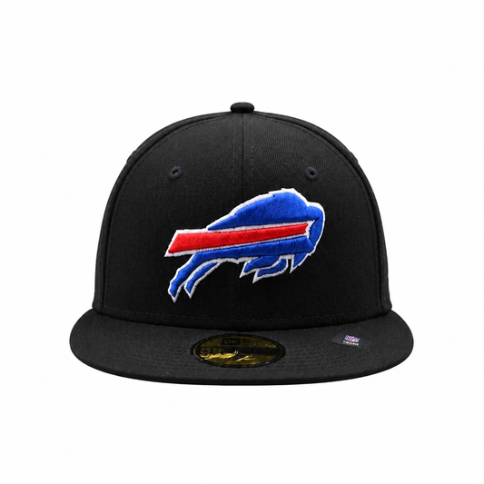 59FIFTY NEW ERA BUFFALO BILLS BLACK FITTED HAT
