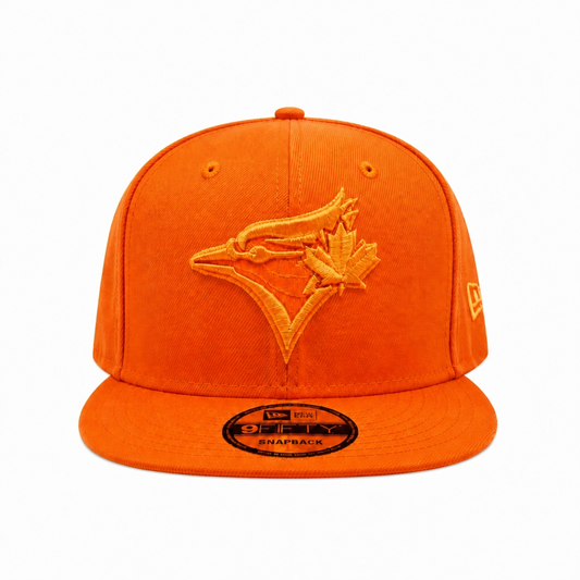 9FIFTY NEW ERA MEN'S MLB TORONTO BLUE JAYS ORANGE SNAPBACK HAT