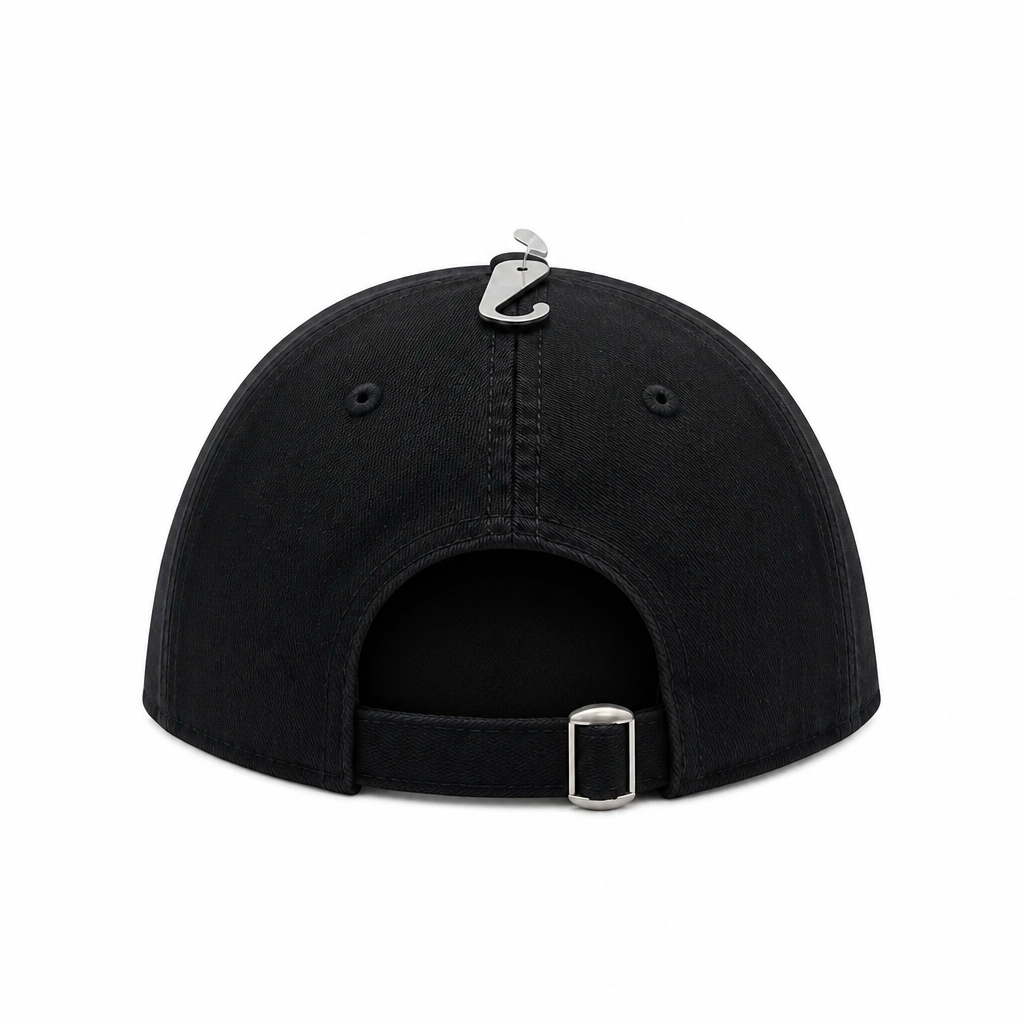 MEN'S NEW ERA NBA 9TWENTY TORONTO RAPTORS DINO LOGO BLACK & RED STRAPBACK CAP