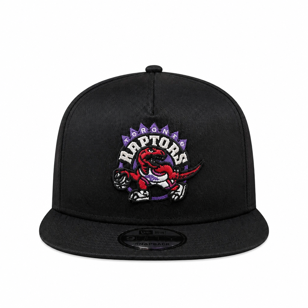 MEN'S NEW ERA NBA 19TWENTY TORONTO RAPTORS DINO LOGO BLACK & RED SNAPBACK HAT
