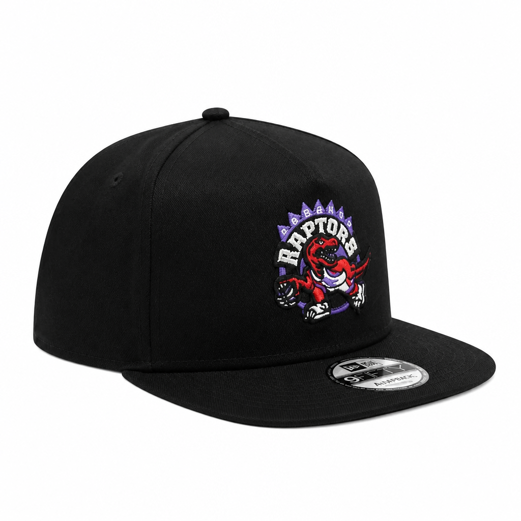 MEN'S NEW ERA NBA 19TWENTY TORONTO RAPTORS DINO LOGO BLACK & RED SNAPBACK HAT