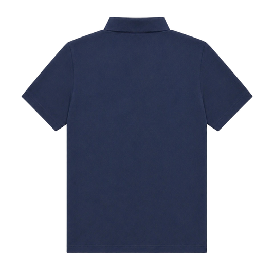 MODERNO MEN'S SHORT SLEEVE POLO PATTERN DESIGN T-SHIRT (NAVY BLUE MJP-1066)