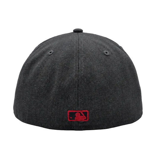 NEW ERA 59FIFTY MLB BOSTON RED SOX CHARCOAL GREY FITTED HAT